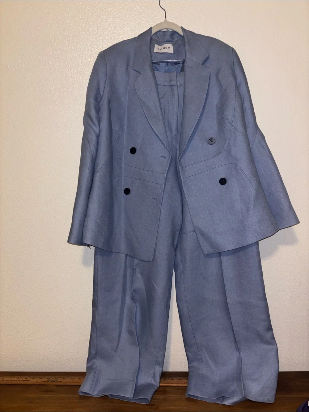 The Fold London Linen suit women size 12 - Picture 4 of 11